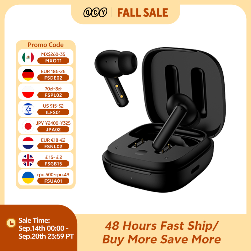 Tws Earbuds Bluetooth 5.3 - Qcy T13 Anc Draadloze Oortelefoon Bluetooth