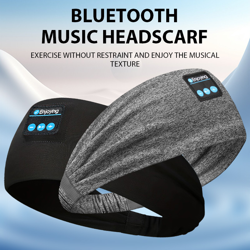 Sleep Mask Headphones Bluetooth - Draadloze Bluetooth-hoofdband Slaaphoofdtelefoon Sportoortelefoon/hoofdband Muziekhoed met