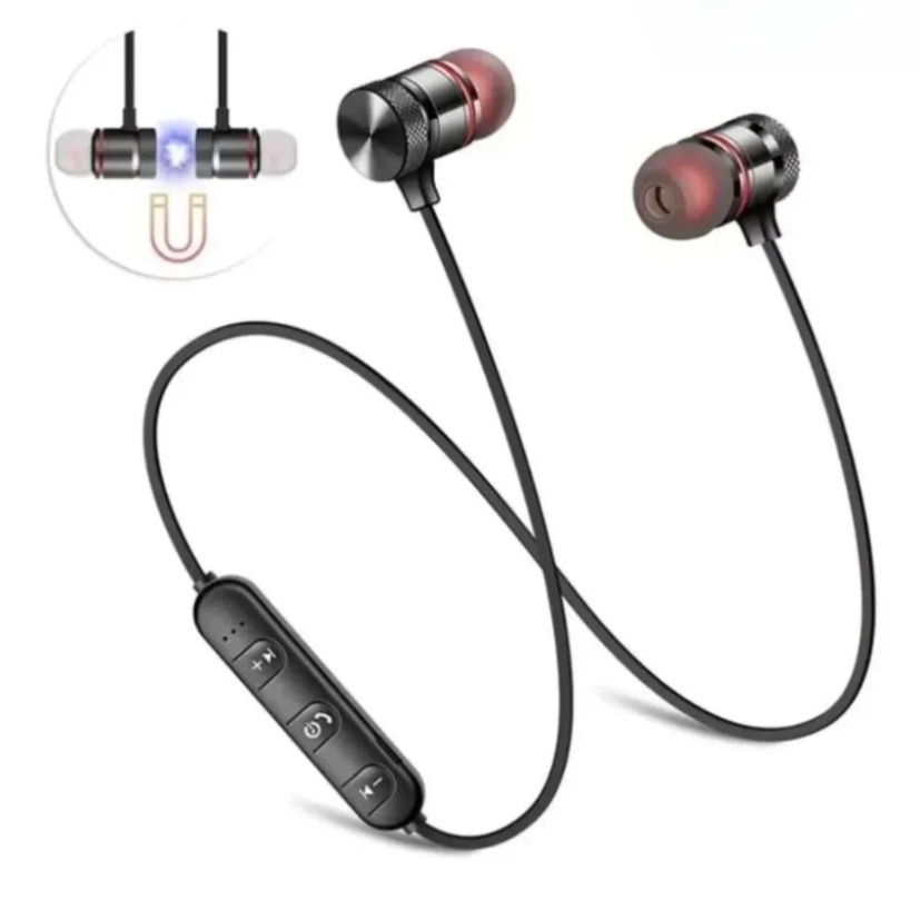 Magnetic Neckband Sports Earphones - Nekband Bluetooth-oortelefoons In-ear magnetische 4.2 Dual