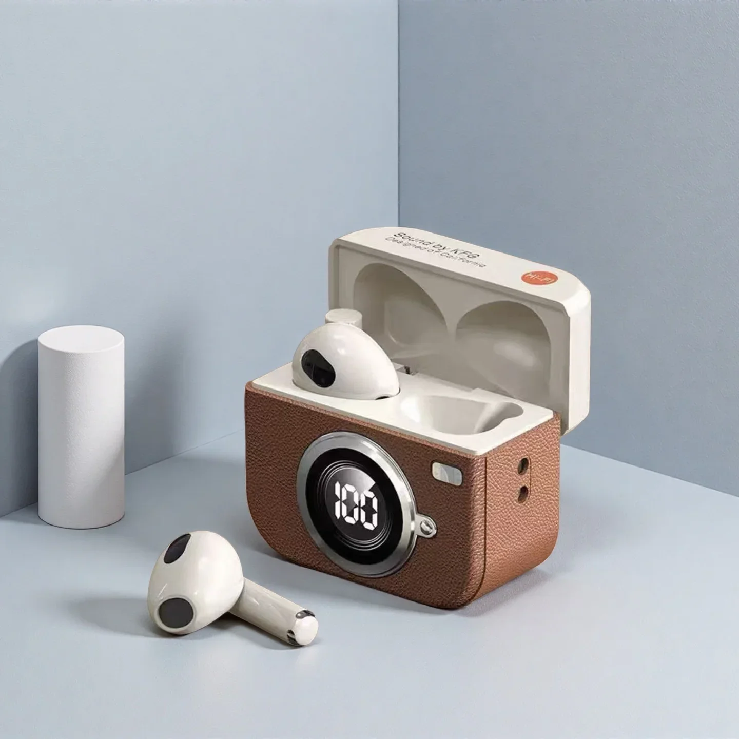 Nieuwe retro camera-vormige dr - Open Ear Air Conduction Headphones recensie en prijs
