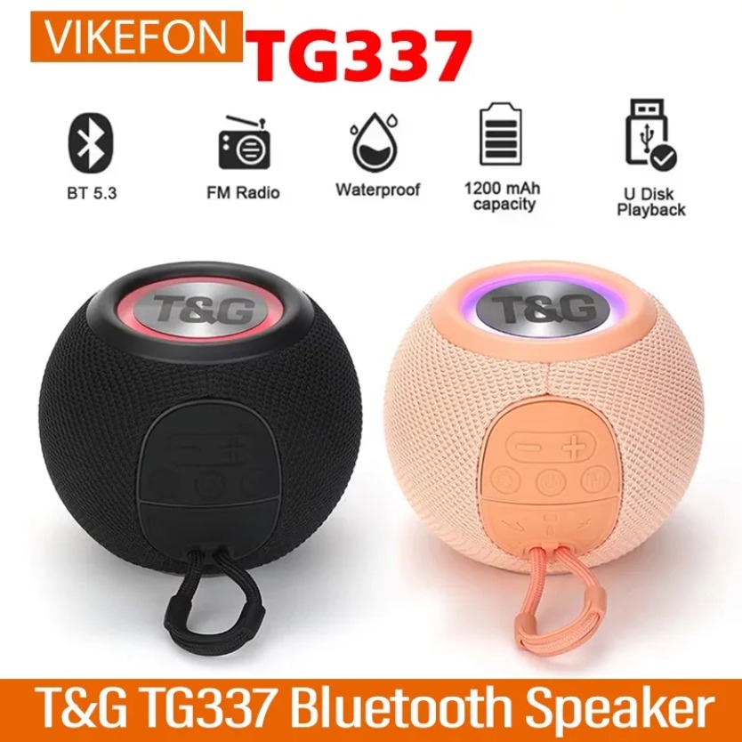 TG337 TWS Bluetooth-luidspreke - Portable Bluetooth Speaker Waterproof Ipx7 recensie en prijs