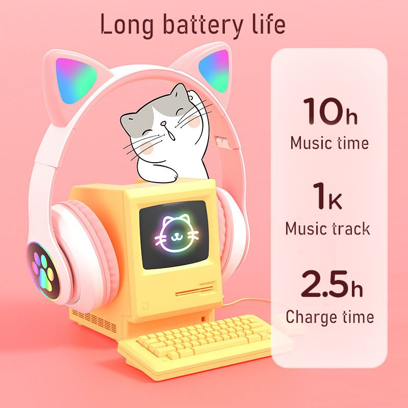 Knipperende LED Leuke Kat Oren - Cat Ear Bluetooth Headset Led recensie en prijs