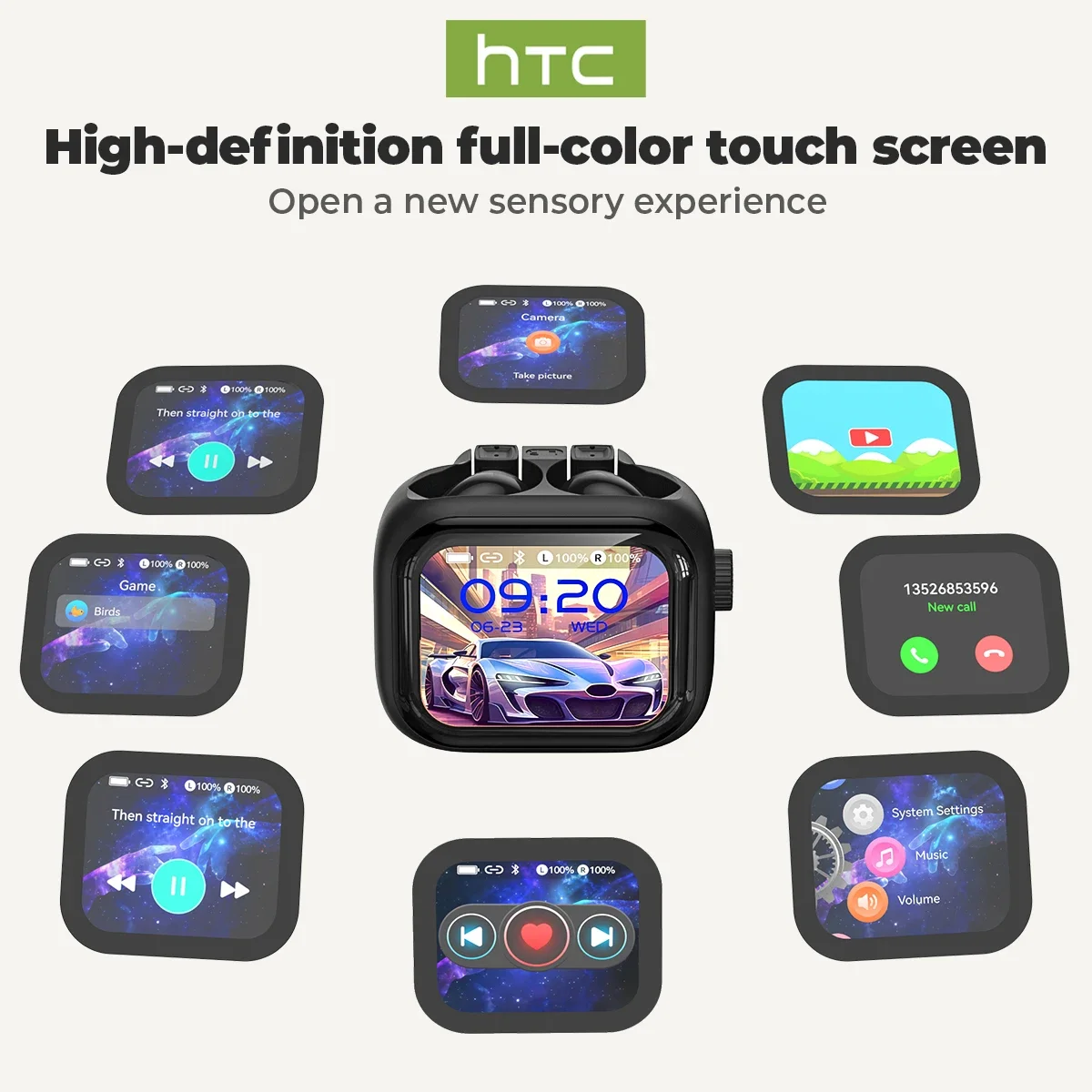 [Ultra HD-scherm] HTC NE40-oor - Open Ear Air Conduction Headphones recensie en prijs