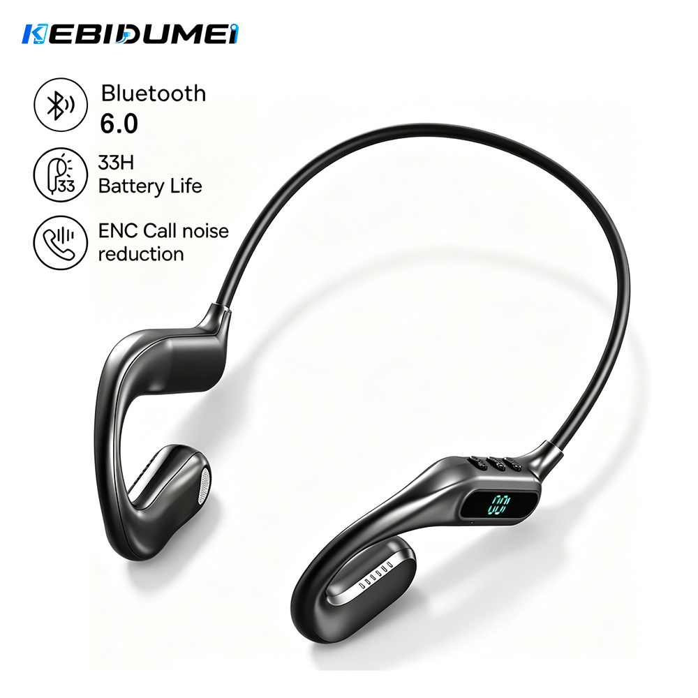 KEBIDUMEI Open Ear Bluetooth 6 - Bone Conduction Running Headphones recensie en prijs