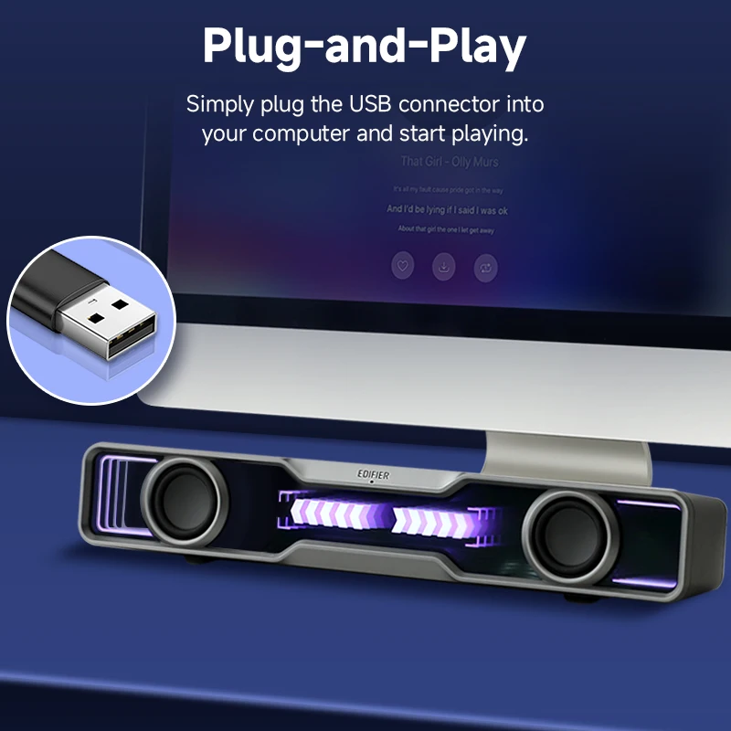 Edifier QS30 computerluidsprek - Rgb Computer Soundbar For Pc recensie en prijs