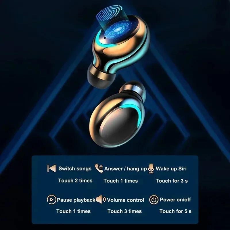 Nieuwe F9 Bluetooth-hoofdtelef - Tws Earbuds Bluetooth 5.3 recensie en prijs