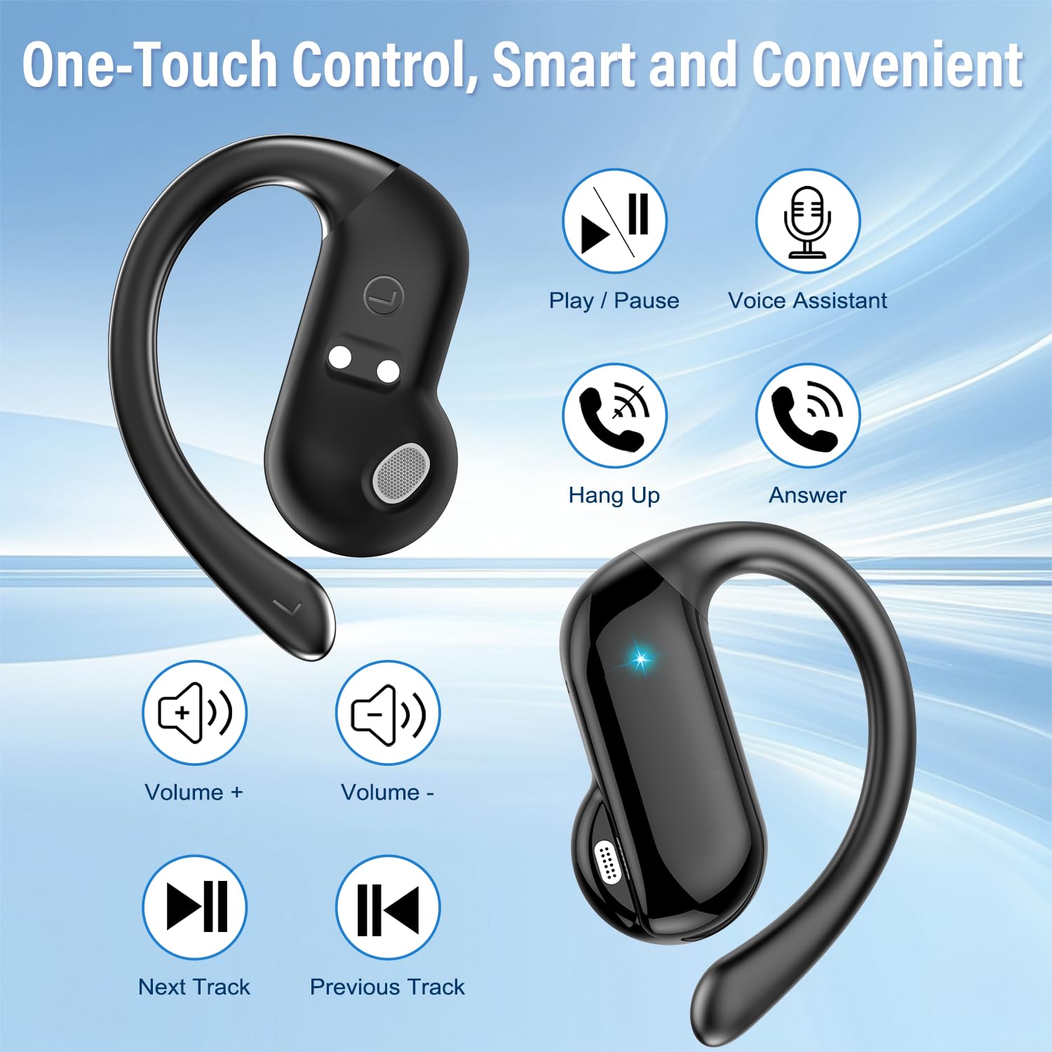 2026 Open-Ear Oordopjes Blueto - Open Ear Air Conduction Headphones recensie en prijs