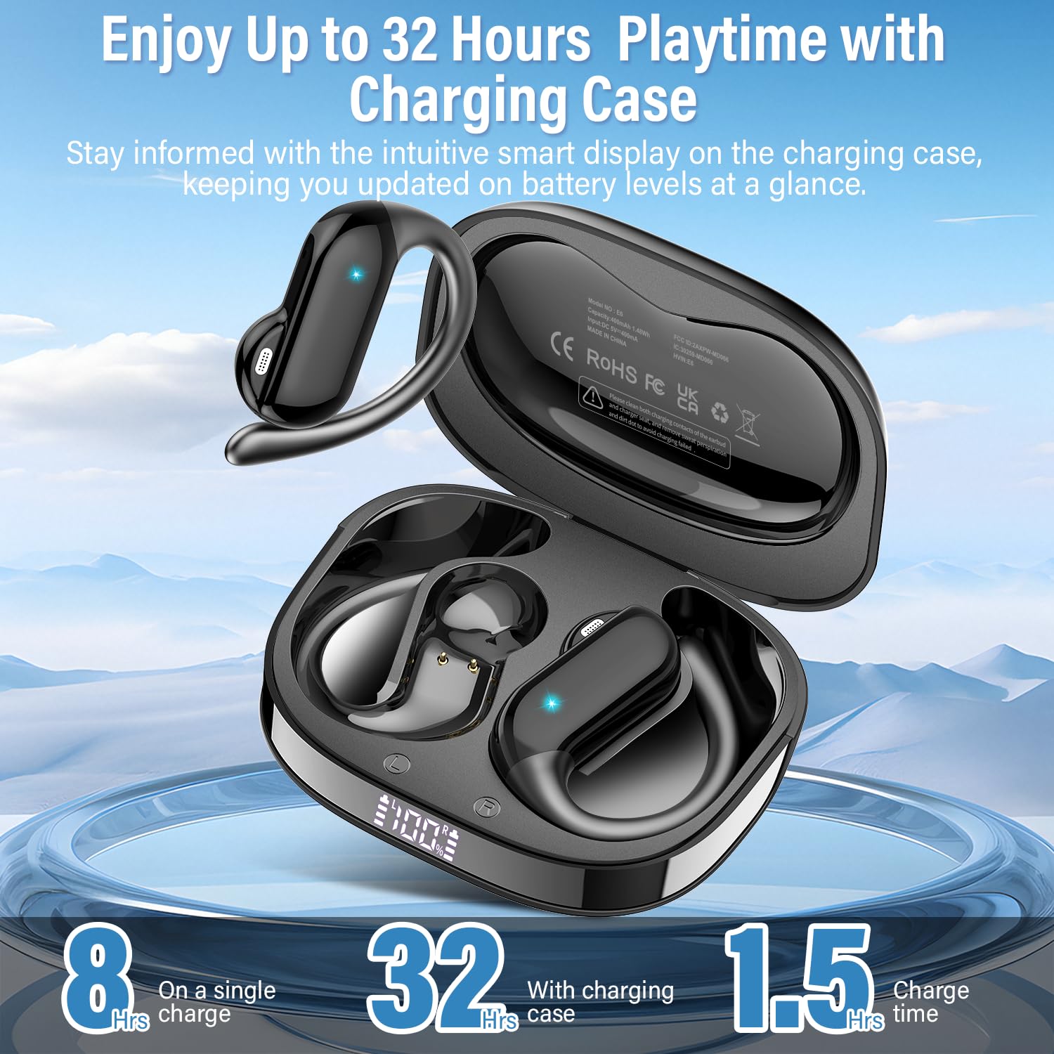 2026 Open-Ear Oordopjes Blueto - Open Ear Air Conduction Headphones recensie en prijs