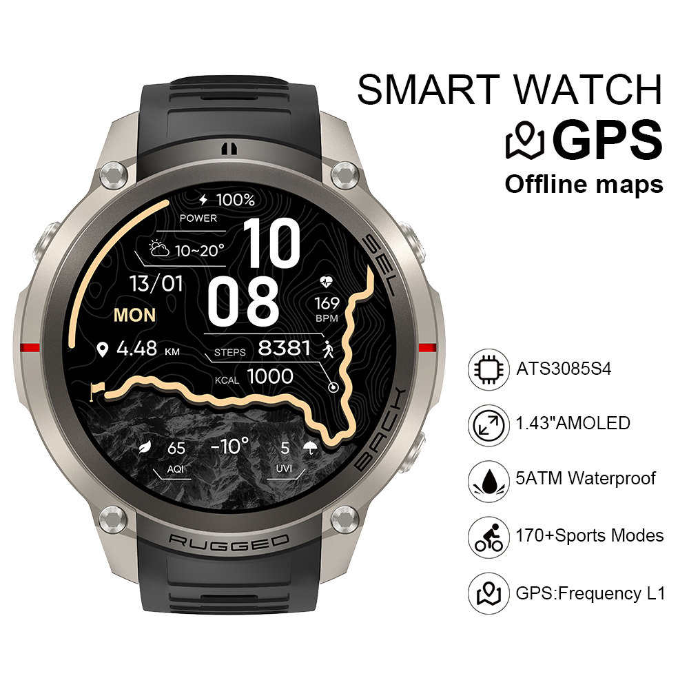 2026 DM59 Smartwatch met offli - Smartwatches recensie en prijs