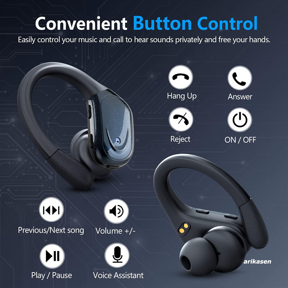 Draadloze oordopjes Sport Blue - Anc Wireless Over Ear Headphones recensie en prijs