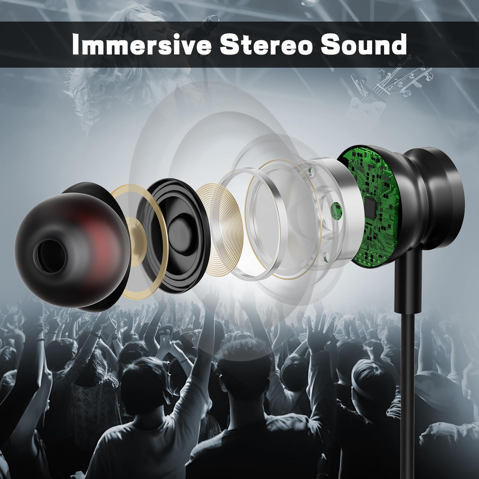 Type C Bedrade hoofdtelefoon 3 - Type C Wired Earphones With Mic recensie en prijs