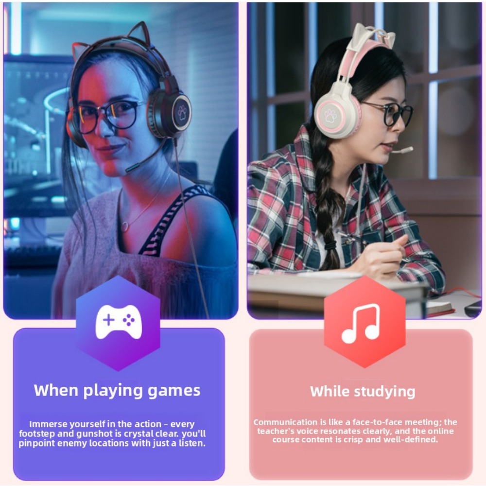 RGB-gaming-oortelefoons met fl - Gaming Headset With Mic Rgb recensie en prijs