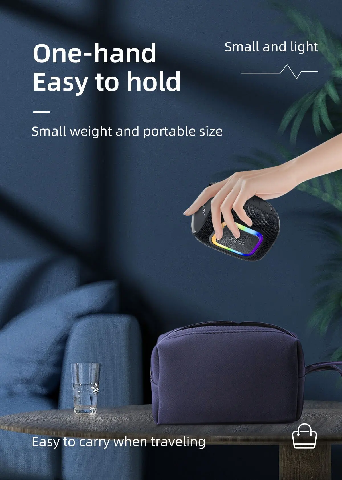 SODLK T26 Mini Bluetooth-luids - Portable Bluetooth Speaker Waterproof Ipx7 recensie en prijs